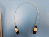 MPO 12 UPC / MPO 12 TPCG / T0.32M 12" Male to Female Fiber Cable