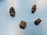 MPO 12 UPC / MPO 12 TPCG / T0.32M 12" Male to Female Fiber Cable