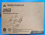 YOL120CGR YardForce 120V RX Lithium Ion Battery Charger YOL120CGR  (No Battery)