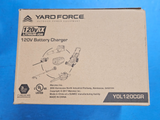 YOL120CGR YardForce 120V RX Lithium Ion Battery Charger **USED** (No Battery)