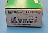 (Box of 10) FLM1 0FLM001.T FLM001 or FLM1 LITTELFUSE FUSE, 1A, 250V