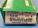 (1 Fuse) FLQ30 FLQ030 Electric Fuse, Time Delay Blow, 30A, 500VAC, 300VDC