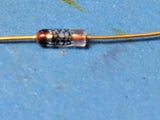 (1 PC) JANTX1N4620 Zener Diode 3.3V V(Z) 5% 0.5W Silicon Unidirectional DO-35