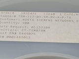 (100PCS) TSM-112-03-SM-DV-A-P-T Connector Header SMD 24 position 0.100" (2.54mm)