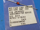JAN1N4970 Zener Diode Single 33V 5% 10Ohm 5000mW 2-Pin