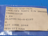 (1 PC) 2N6002 STI SMALL SIGNAL TRANSISTOR NPN X-55 CASE