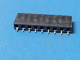 (5 PCS) SSM-109-S-SH-TR SAMTEC CONN RCPT 9POS 0.1 GOLD SMD R/A ROHS