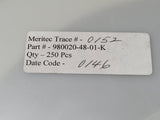 (5 PCS) 980020-48-01-K MERITEC IC Socket, TSOP48, 48 Contact(s)