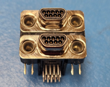 MDSM18PE-VR25 ITT D-Sub 9/9 Connector 18 Position 2 Port
