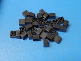 (25 PCS) B32-1210 OMRON Square Tactile Switch Cap Black Slip On ROHS