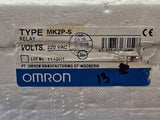 (1PC) MK2P-S-AC220 OMRON Electromechanical Relay DPDT 10A 220VAC 5.09KOhm