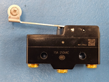 (1PC) Z-15GW2-B OMRON Snap Acting/Limit Switch, SPDT, 15A, 14VDC, Roller Lever