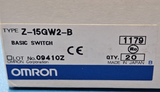 (1PC) Z-15GW2-B OMRON Snap Acting/Limit Switch, SPDT, 15A, 14VDC, Roller Lever