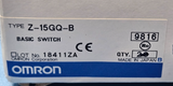 (1PC) Z-15GQ-B Snap Acting/Limit Switch, SPDT, 15A, 14VDC, Plunger Actuator