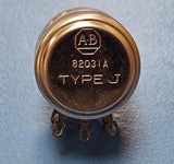 82031A Allen Bradley TYPE J Potentiometer Stacked 25Kohm 50Kohm 2W