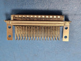(1PC) 717DD50PAM4BR628 D Subminiatre Connector 50 Contact, Male, Metal Bracket