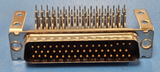 (1PC) 717DD50PAM4BR628 D Subminiatre Connector 50 Contact, Male, Metal Bracket