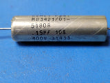 (1 PC) M83421/01-5180R Kemet Film Capacitor Plastic 400V 10% 0.15uF Axial