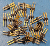 (25PCS) 103542-1 Board Connector, 4 Contact, 2 Row, Male, Straight, Press Fit