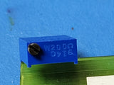 (3 PCS) 3296W-1-201 BOURNS TRIMMER 200 OHM 0.5W PC PIN TOP