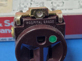 (1 PC) 9284-HG Legrand 15A 125V Hospital Grade panel mount Single Receptacle