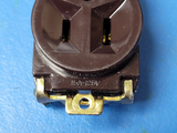 (1 PC) 9284-HG Legrand 15A 125V Hospital Grade panel mount Single Receptacle
