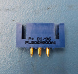 (1PC) PLB06M900A1 Board Connector, 6 Contact, Male, Straight, Press Fit
