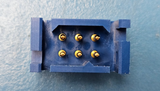 (1PC) PLB06M900A1 Board Connector, 6 Contact, Male, Straight, Press Fit