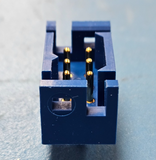 (1PC) PLB06M900A1 Board Connector, 6 Contact, Male, Straight, Press Fit