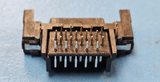 (2PCS) 787653-1 AMP Telecom and Datacom Connector, 20 Contact, Female, RA