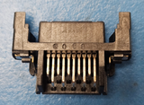 (2PCS) 787653-1 AMP Telecom and Datacom Connector, 20 Contact, Female, RA