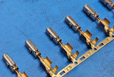 (25PCS) 1-968853-3 Socket Contact Silver 11-13 AWG Crimp Stamped