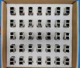 (1PC) RJSAE-5381-02 16 POS Solder RA Thru-Hole 24 Terminal 2 Port Cat 5