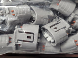 (10PCS) 6189-0443 SWS Automotive Connectors 2.3MM(090) 3WF SLD HSG GRAY(Housing)