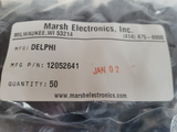 (50) 12052641 DELPHI( Aptiv) Automotive Connectors ASM CONN 2 F M/P 150 BLK SLD