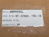(1 PC) 97-3102A-16S-1S AMPHENOL CONN RCPT FMALE 7P SOLDER CUP