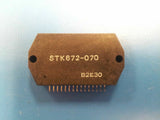(1 PC) STK672-070, Sanyo, Stepper Motor Driver, 5V/NV/AV, 15-Pin SIP