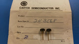 (6 PCS) 2N3568 CARTER SEMI NPN BJT TRANSISTORS TO-105 PACKAGE GOLD LEADS