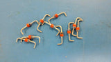 (2 PCS) JANTX1N4954 DKF Diode Zener Single 6.8V 5% 5W 2-Pin Case G-99