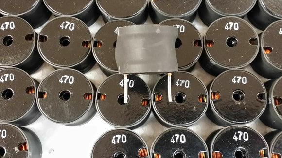 (2 PCS) 1130-470K JW MILLER RF Fixed Inductors 47uH 10%, Obsolete