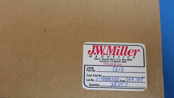 (2 PCS) 5614 JW MILLER Fixed Inductors 100uH 10%, Obsolete