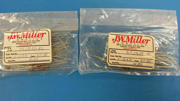 (10 PCS) 70F275AI-RC JW MILLER RF Fixed Inductors 27uH 5%