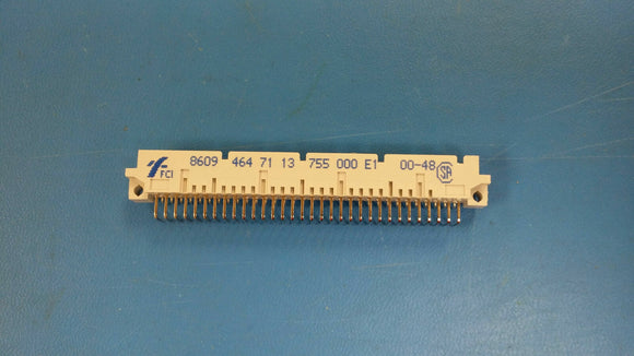 (1PC) 86094647113755E1 Conn DIN 41612 HDR 64 POS 2.54mm Solder RA Thru-Hole Tray