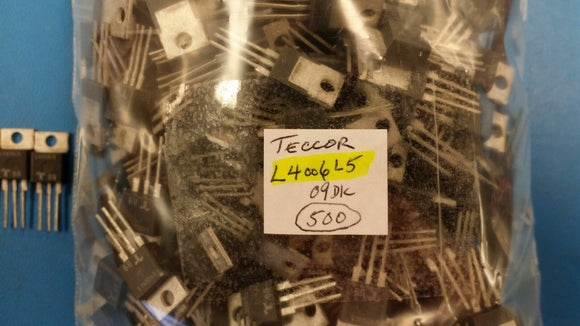 (10 PCS) L4006L5 TECCOR Thyristor TRIAC 400V 6A 3-Pin(3+Tab) TO-220AB Isolated