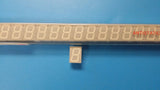 (5 PCS) HDSP-5553 HP 7 SEG NUMERIC DISPLAY HIGH EFFICIENCY RED 14.2MM 10-Pin DIP