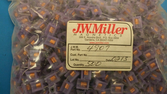 (20 PCS) 4907 JW MILLER Variable R.F. Inductors 0.226-0.311uH