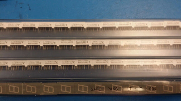 (2 PCS) LTS-7673GN LITEON SEVEN-SEGMENT NUMERIC LED DISPLAY,1-CHARACTER,RED,DIP