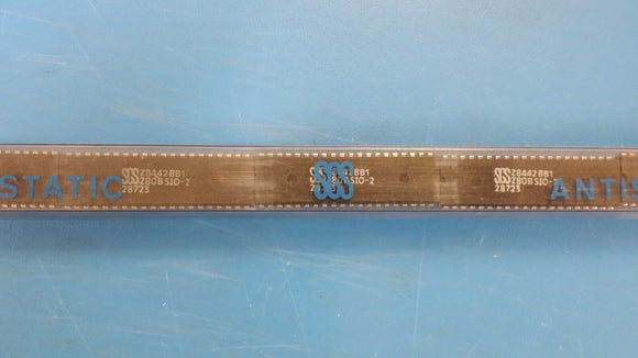 (2) Z8442AB1 Z80ASIO-2 SGS 2 CHANNEL(S), 800Kbps, SERIAL COMM CONTROLLER, PDIP40