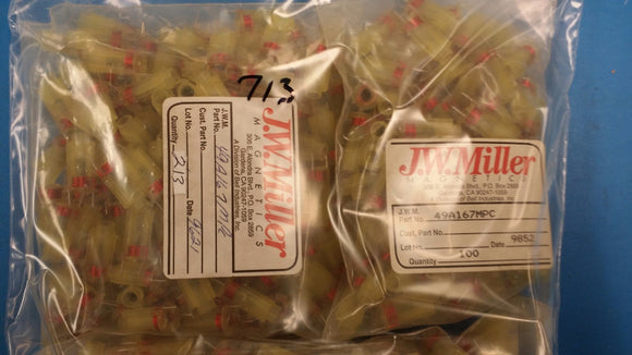 (10 PCS) 49A167MPC JW MILLER ADJUSTABLE R.F. COIL .134-.194 uH