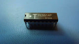 (5PCS) TC5514P TOSHIBA IC,SRAM,1KX4,CMOS,DIP,18PIN,PLASTIC